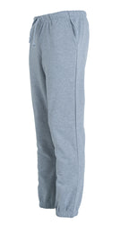 Clique Basic Pants – junior – Gråmelert – venstre side