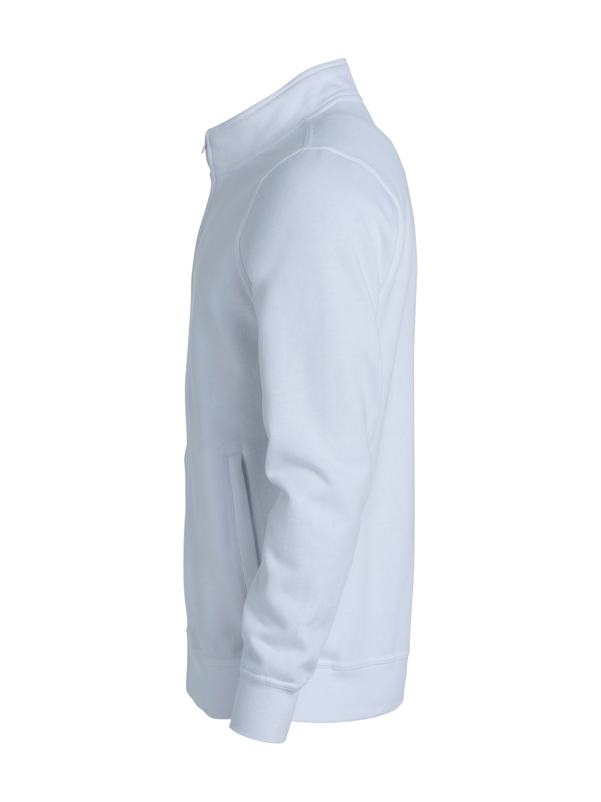 Clique Basic Cardigan – junior – Hvit – venstre side
