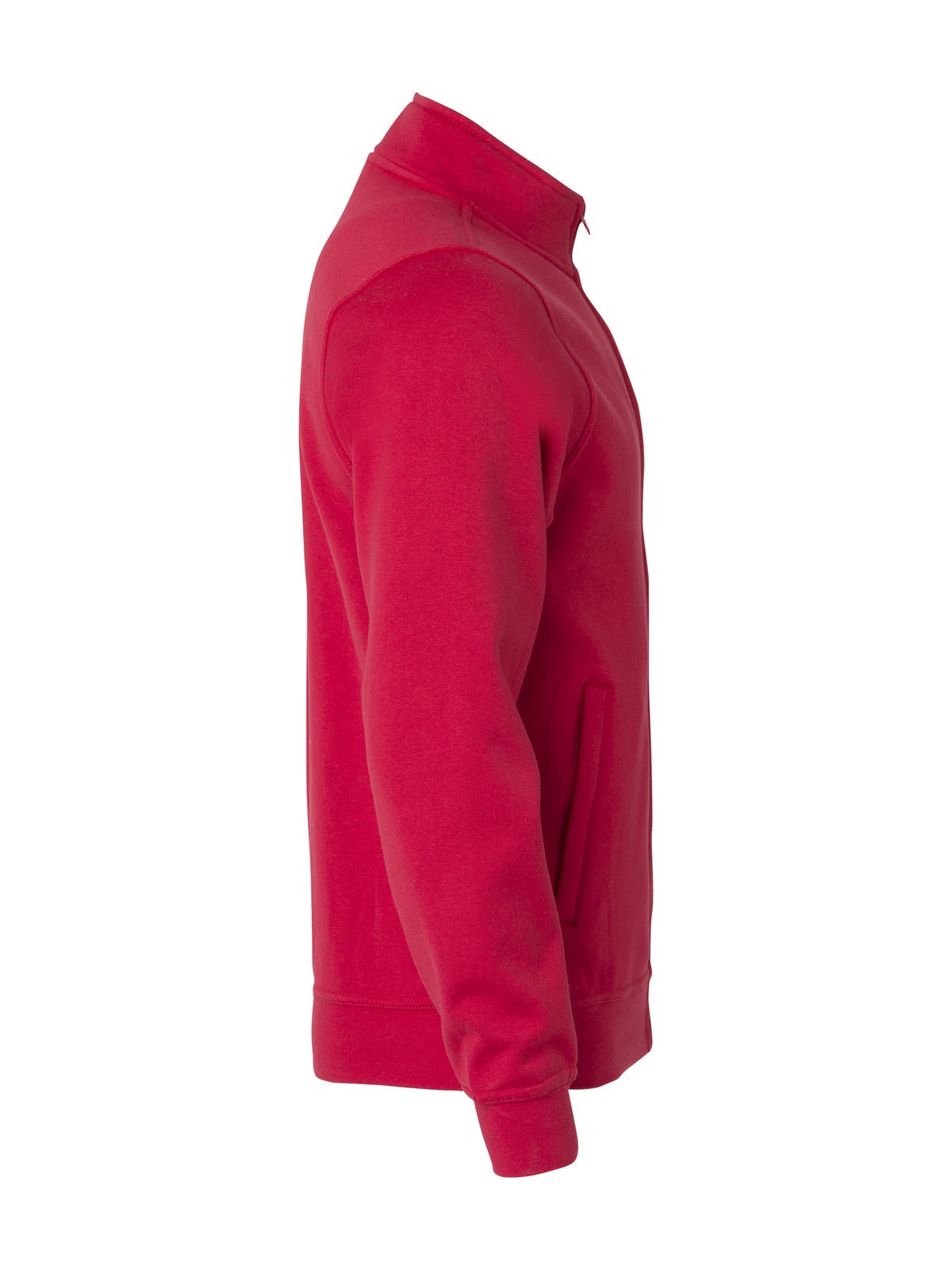Clique Basic Cardigan – junior – Rød – høyre side