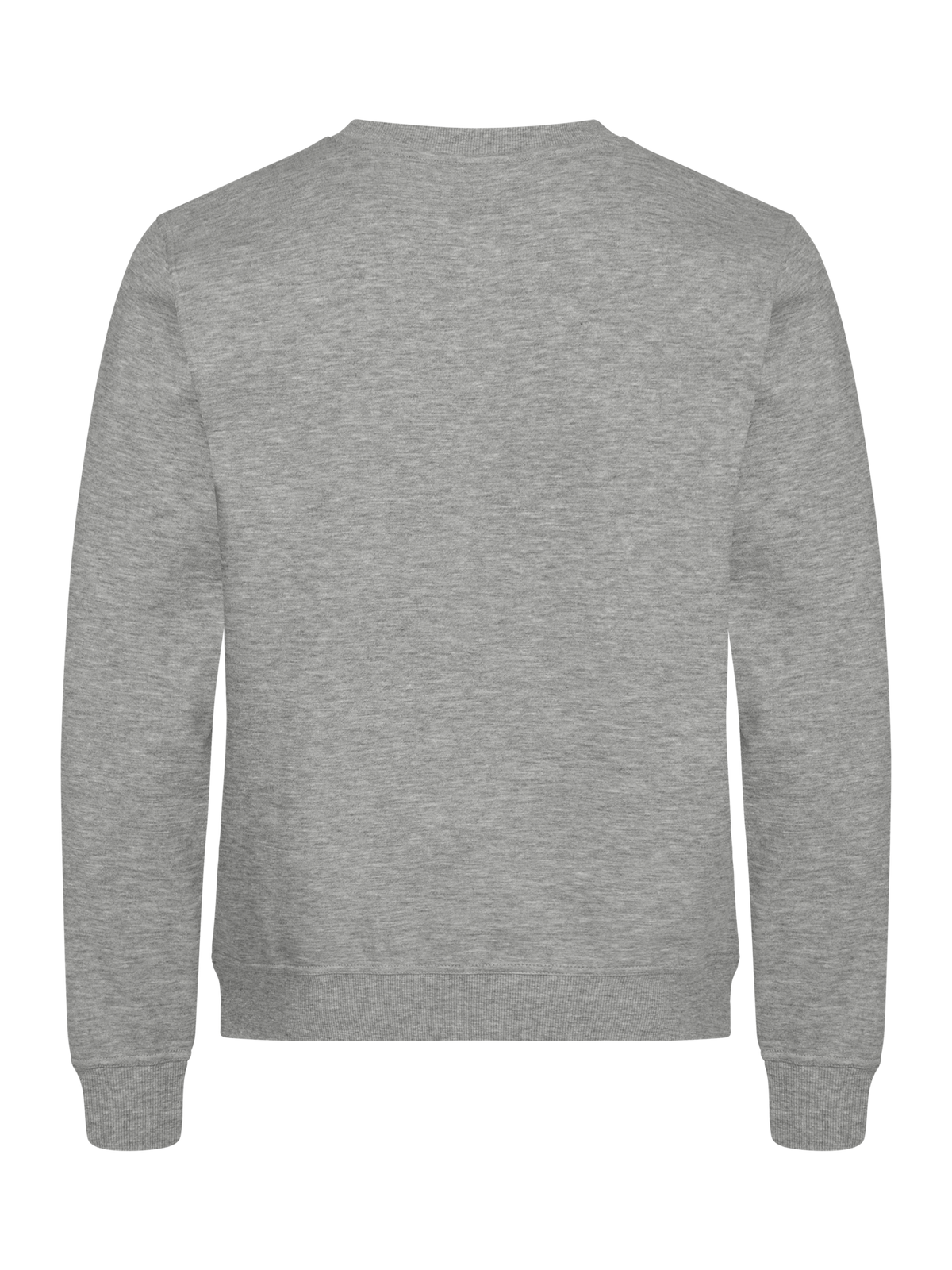 Clique Basic Roundneck – Gråmelert – bakside