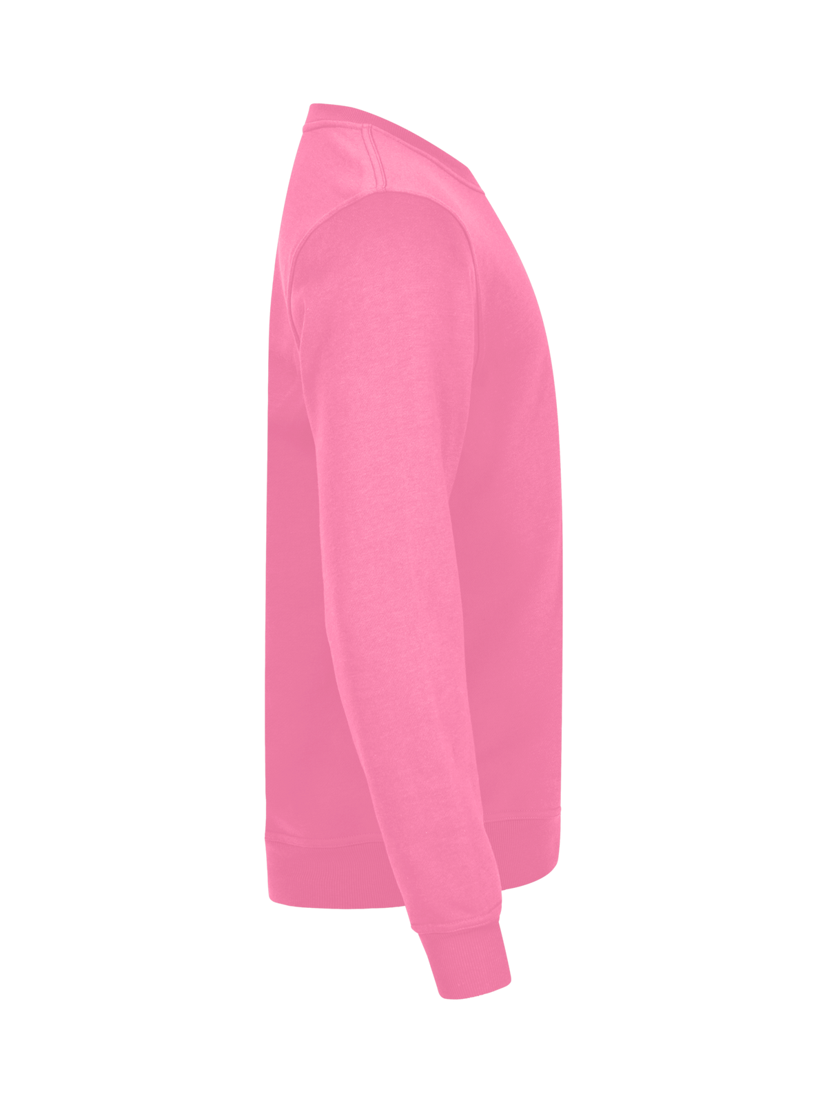 Clique Basic Roundneck – Sterk rosa – høyre side