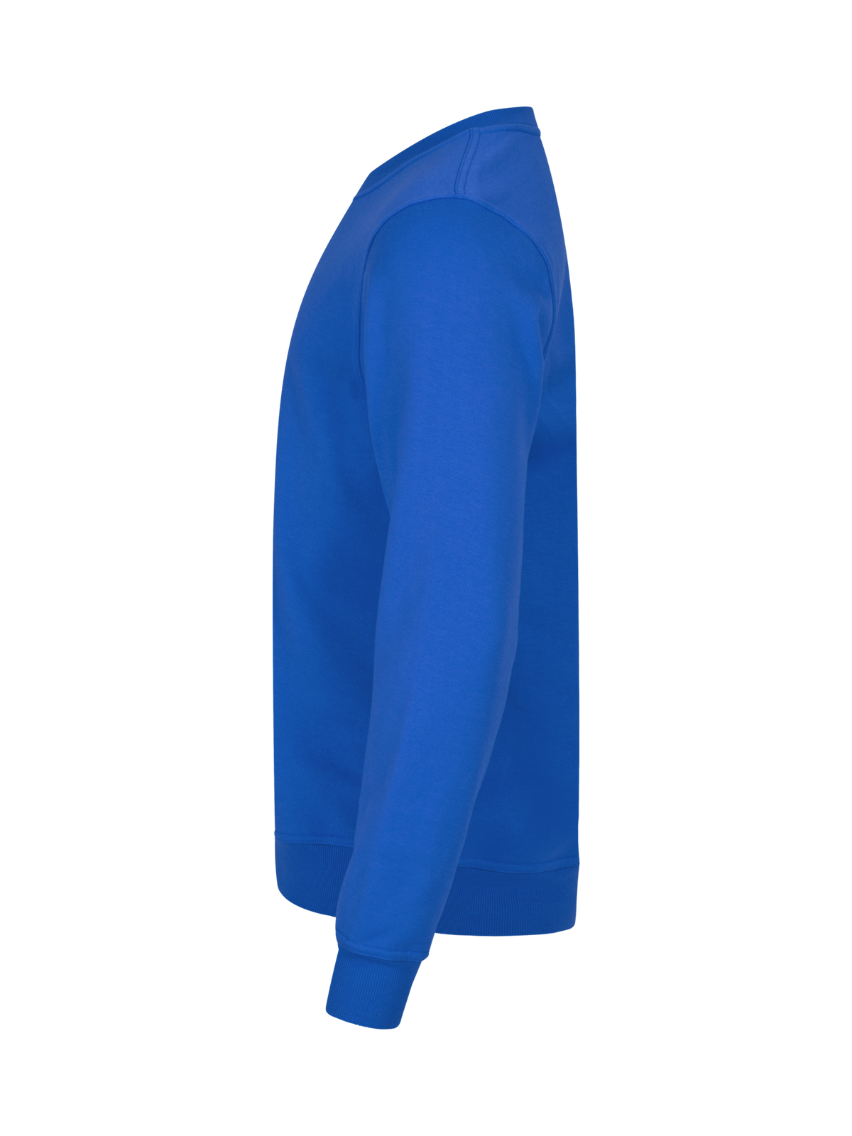 Clique Basic Roundneck – Kongeblå – venstre side