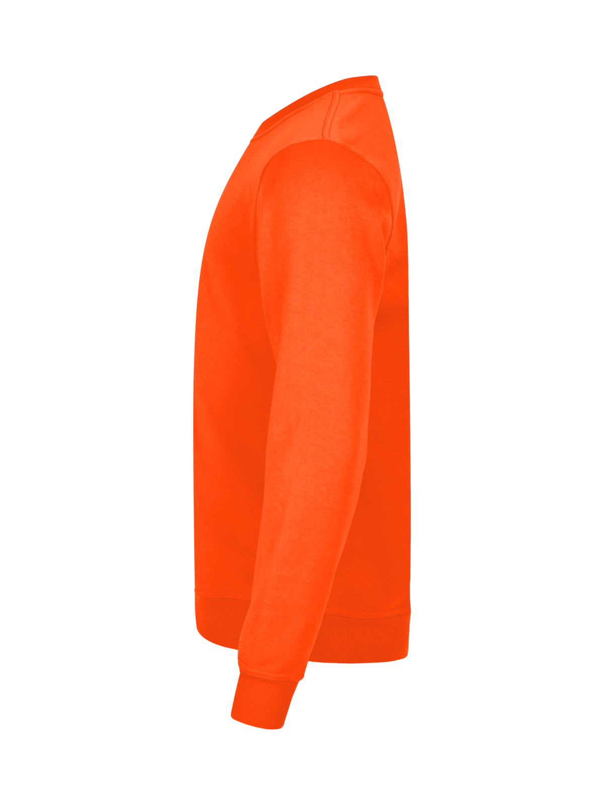 Clique Basic Roundneck – Signaloransje – høyre side