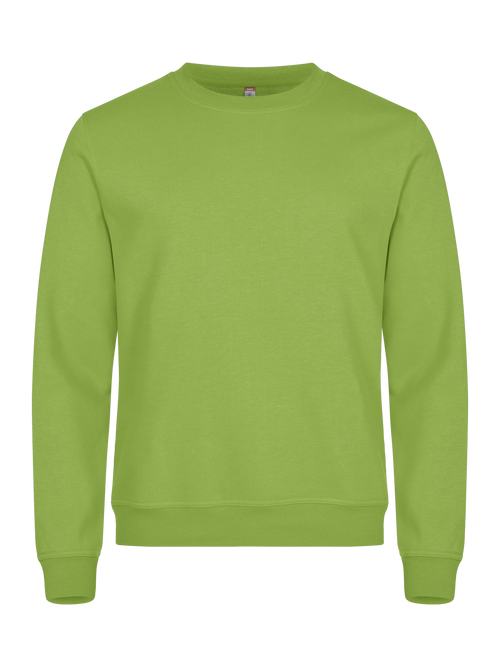 Clique Basic Roundneck – Lys grønn – forside