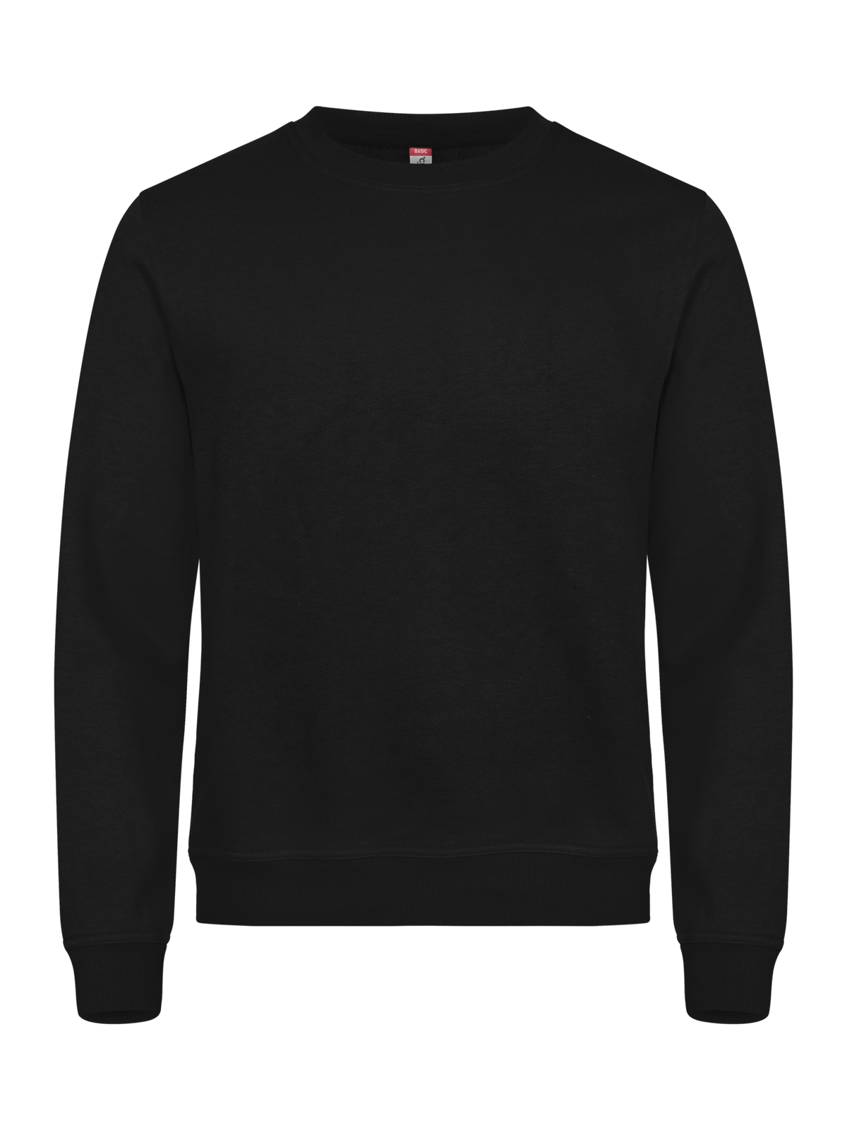 Clique Basic Roundneck – Svart – forside