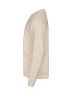 Clique Basic Roundneck – Lys khaki – venstre side