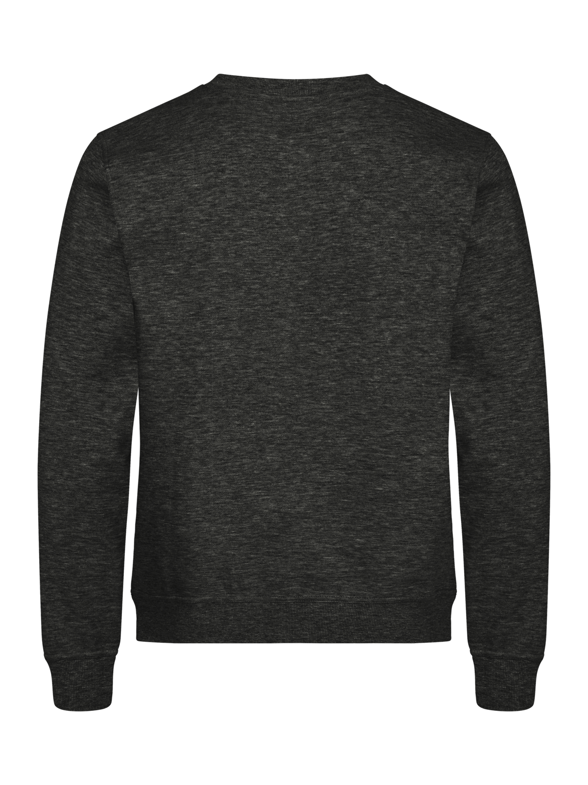 Clique Basic Roundneck – Antrasittmelert – bakside
