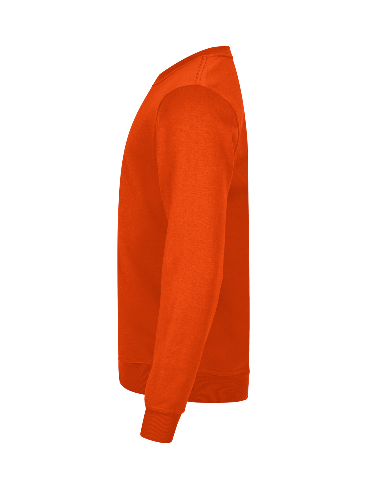 Clique Basic Roundneck – Blodoransje – venstre side