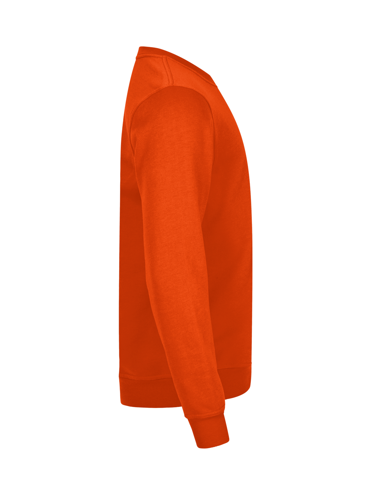 Clique Basic Roundneck – Blodoransje – høyre side