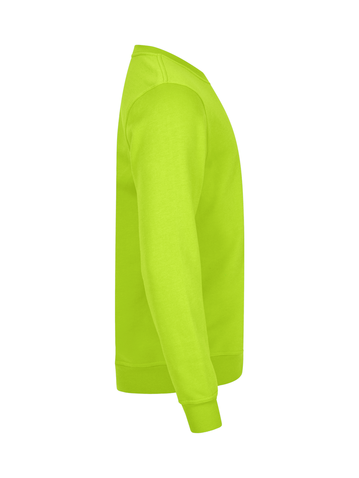 Clique Basic Roundneck – Signalgrønn – høyre side
