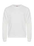 Clique Basic Roundneck – Hvit – forside