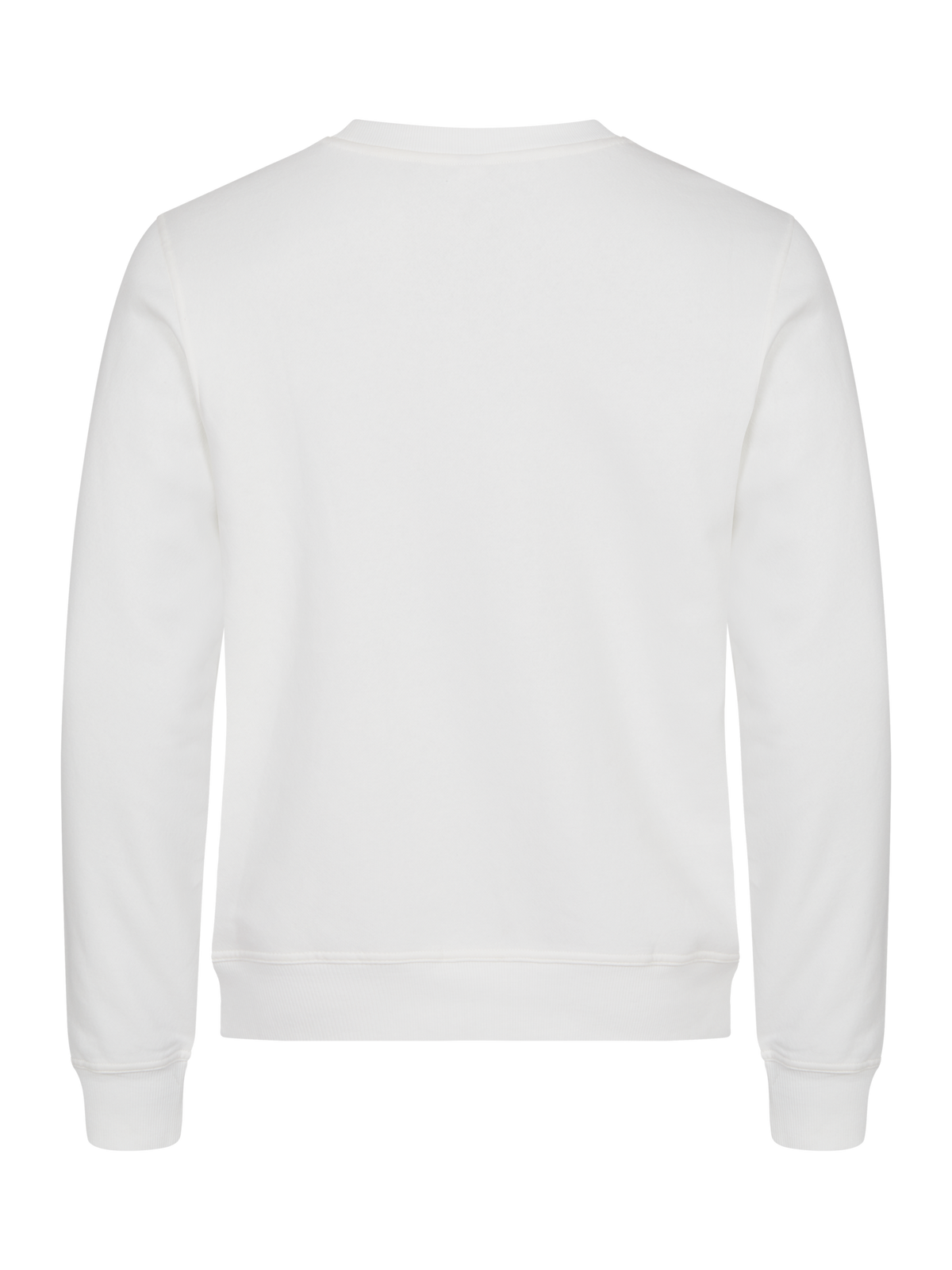 Clique Basic Roundneck – Hvit – bakside