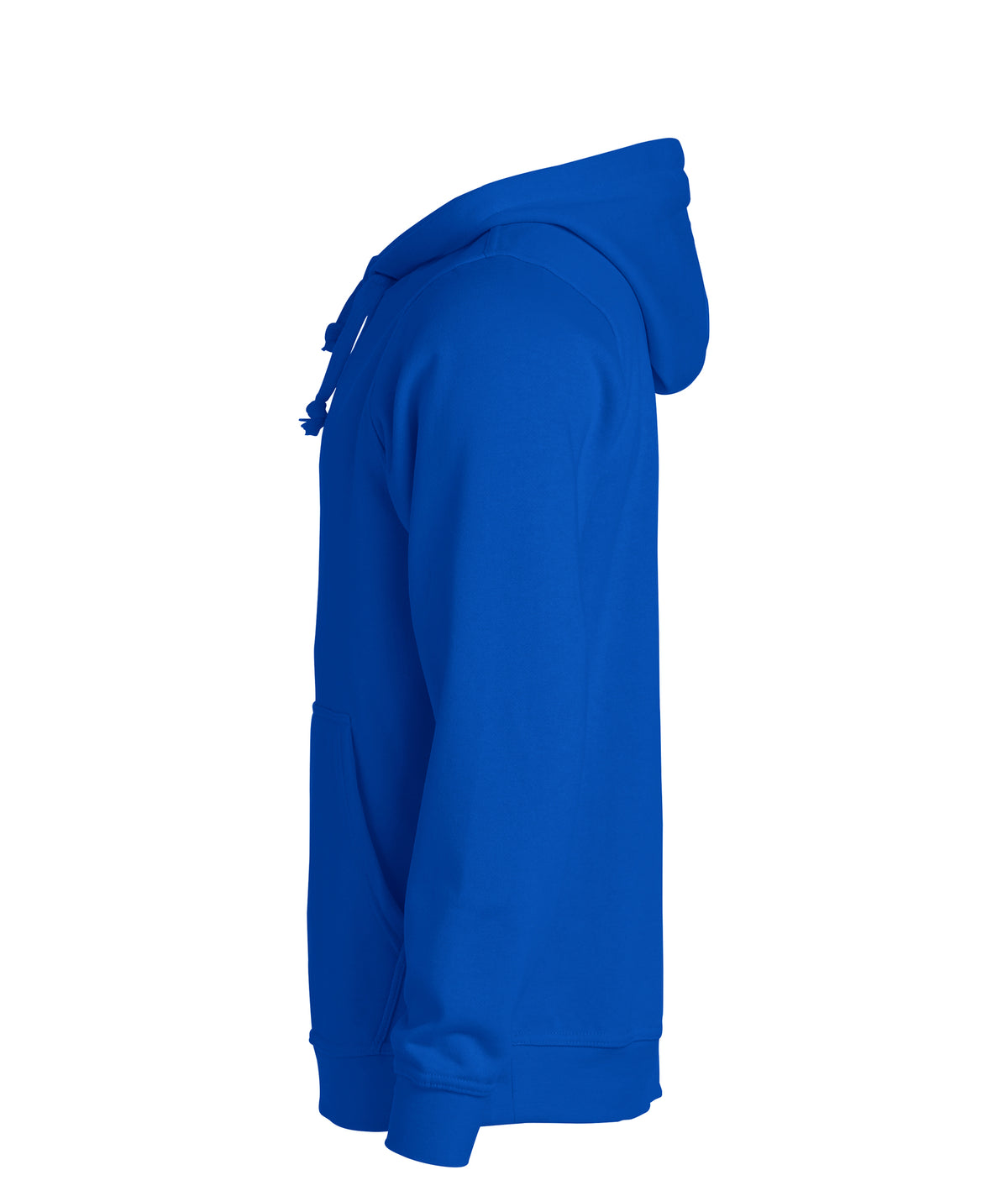 Clique Basic Hoody – Kongeblå – venstre side
