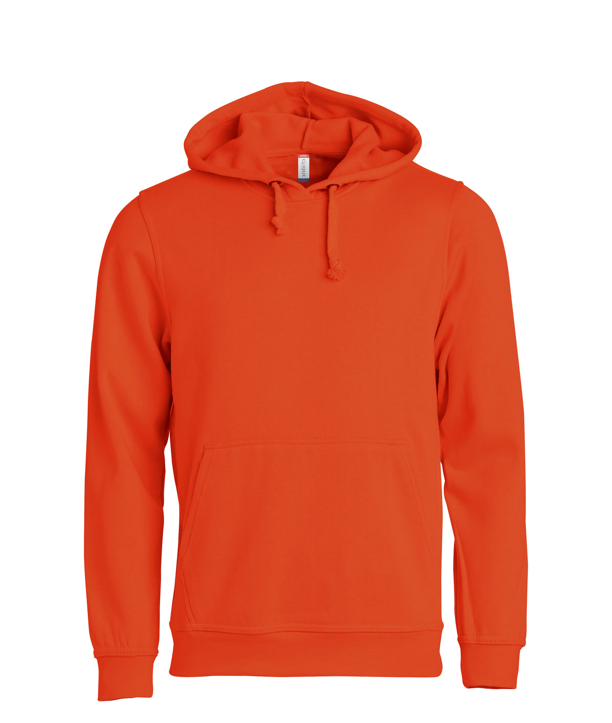 Clique Basic Hoody – Blodoransje – forside