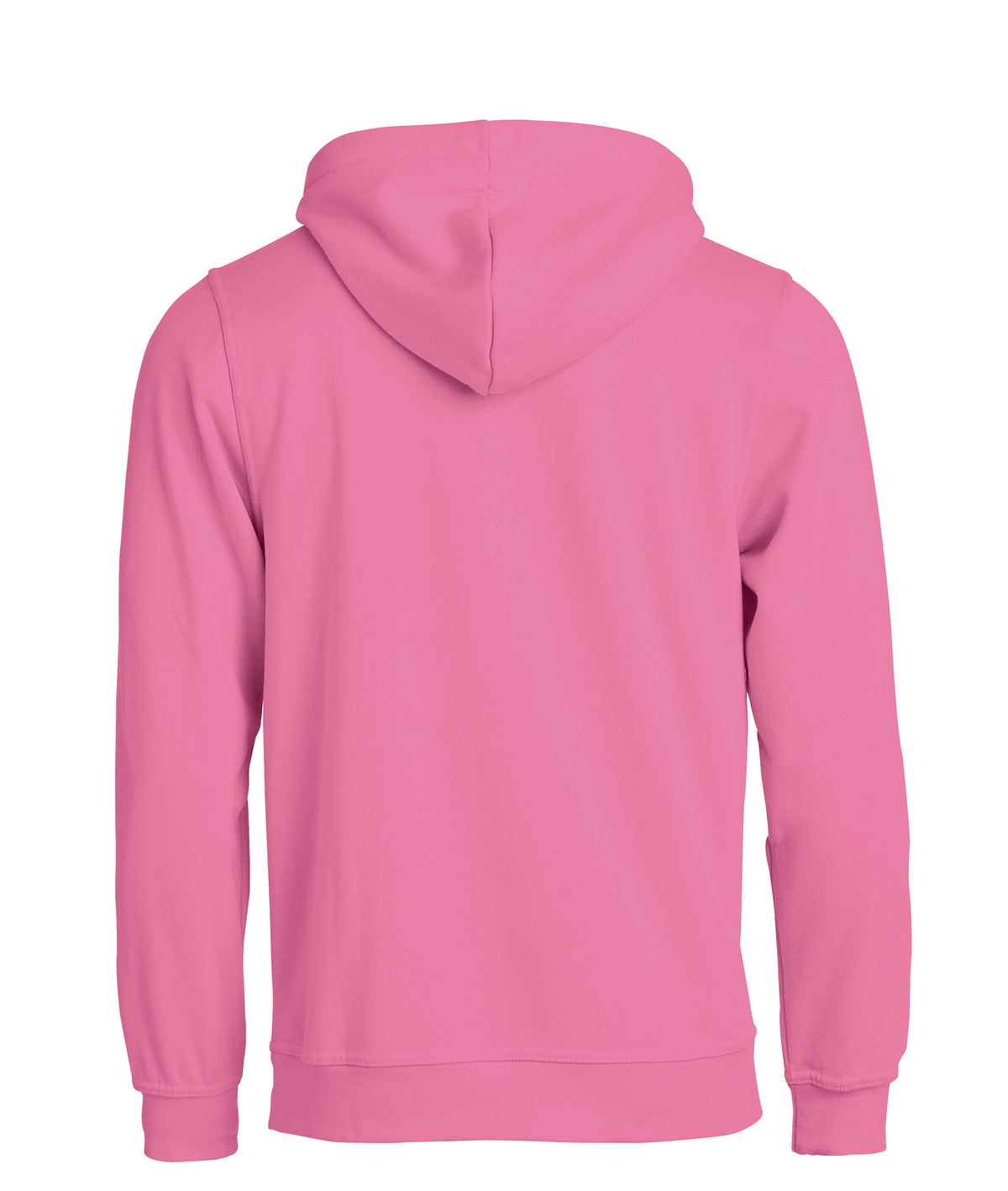 Clique Basic Hoody – Sterk rosa – bakside