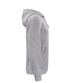 Clique Basic Hoody – Gråmelert – høyre side