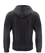 Clique Basic Hoody – Antrasittmelert – bakside