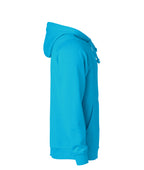 Clique Basic Hoody – Turkis – høyre side