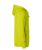 Clique Basic Hoody – Signalgrønn – høyre side