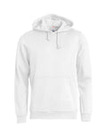 Clique Basic Hoody – Hvit – forside