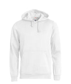 Clique Basic Hoody – Hvit – forside