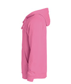 Clique Basic Hoody – Sterk rosa – venstre side