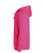 Clique Basic Hoody – Cerise – venstre side