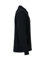 Clique Basic Polo Sweater – Svart – høyre side