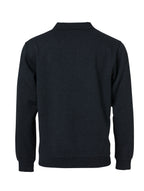 Clique Basic Polo Sweater – Antrasittmelert – bakside