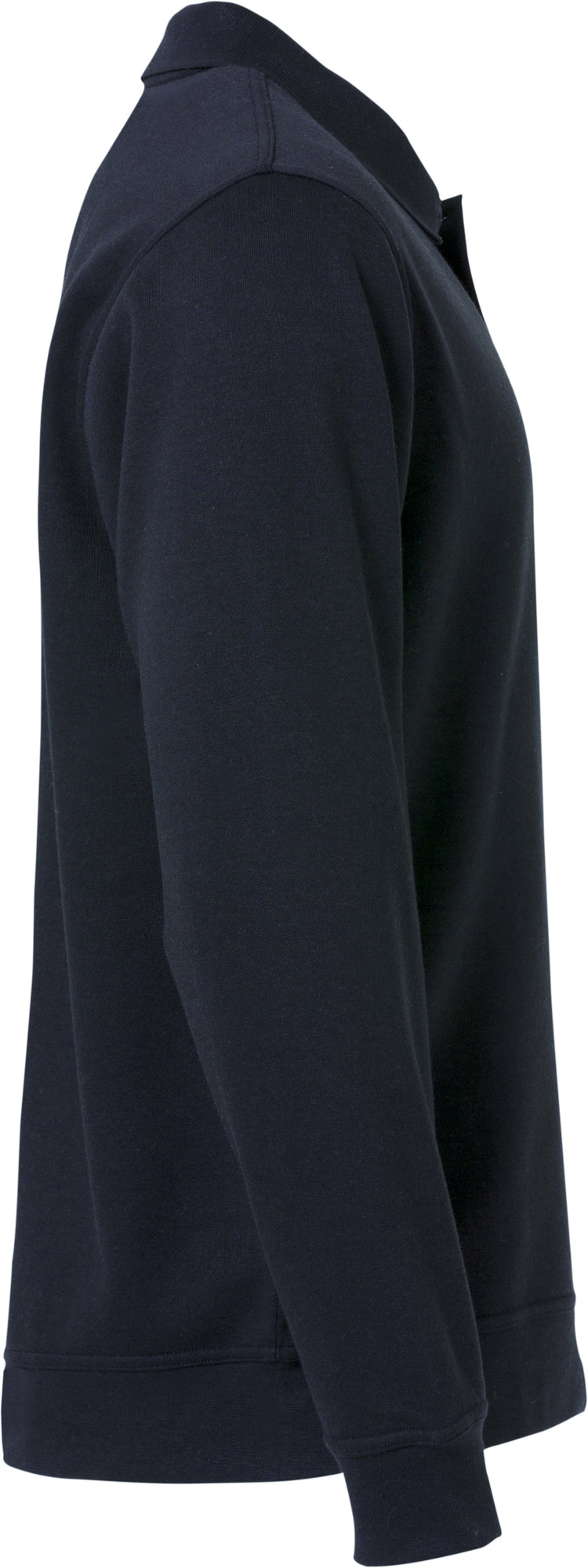 Clique Basic Polo Sweater – Mørk marineblå – høyre side
