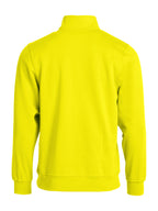 Clique Basic Half Zip – Signalgul – bakside