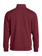Clique Basic Half Zip – Burgunder – bakside