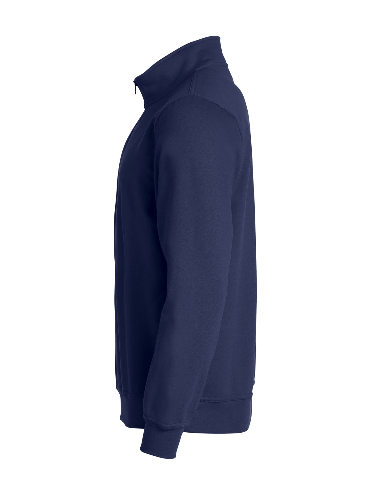 Clique Basic Half Zip – Mørk marineblå – venstre side