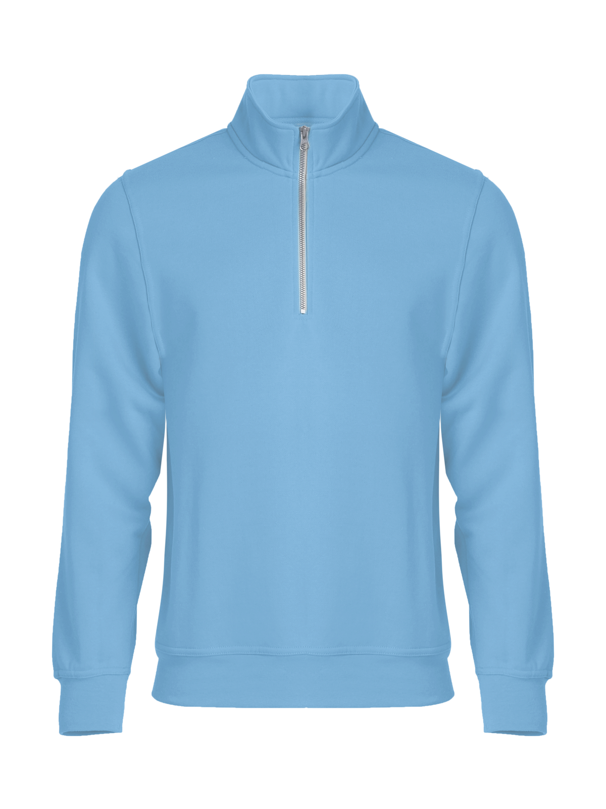 Clique Basic Half Zip – Lys blå – forside