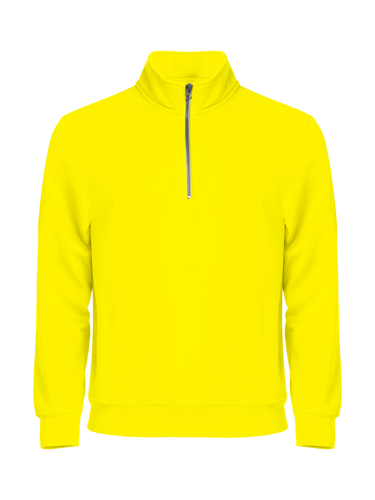 Clique Basic Half Zip – Signalgul – forside