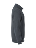 Clique Basic Half Zip – Antrasittmelert – høyre side