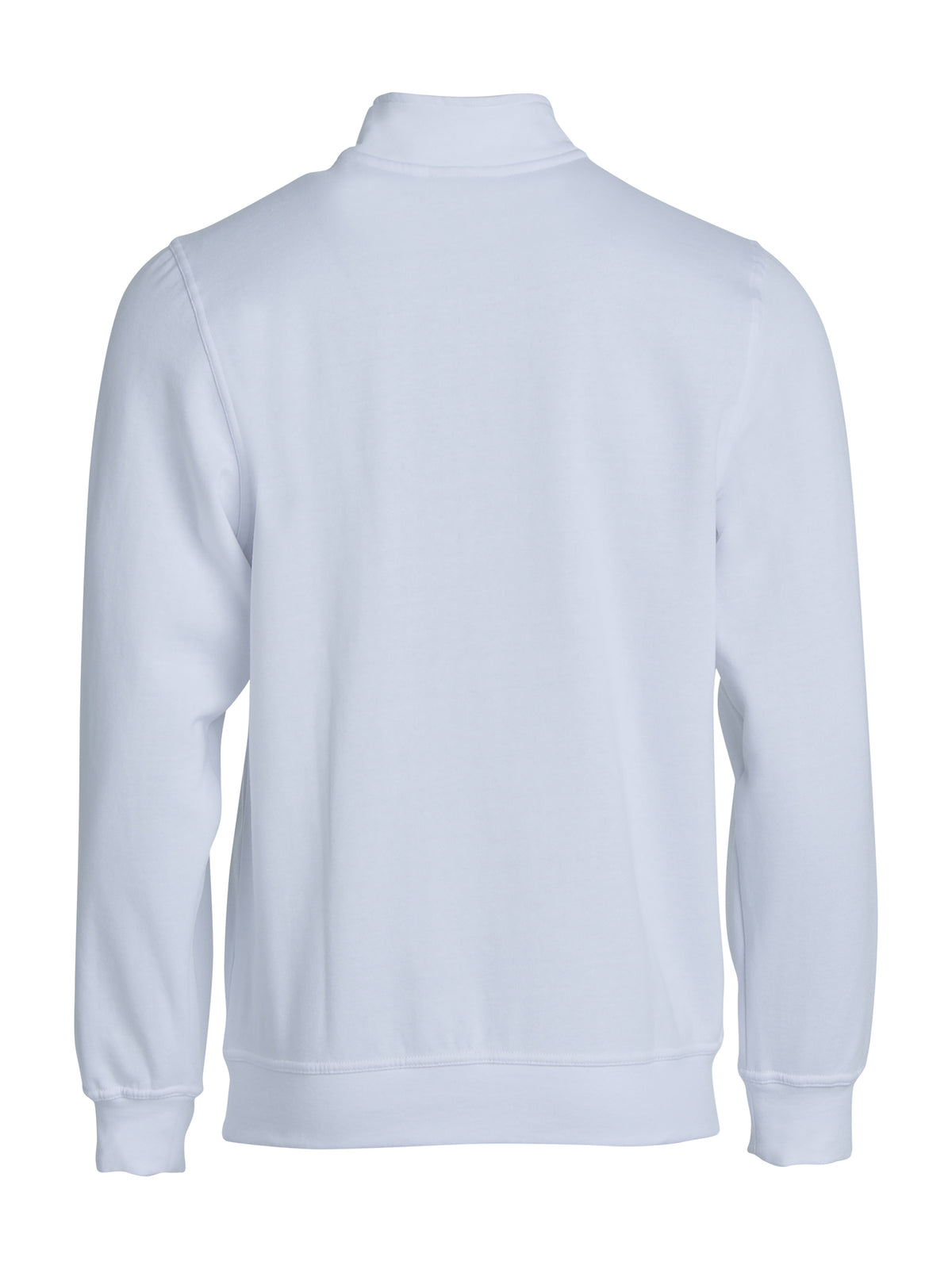 Clique Basic Half Zip – Hvit – bakside