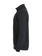 Clique Basic Half Zip – Svart – venstre side