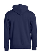Clique Basic Hoody Full Zip – Mørk marineblå – bakside