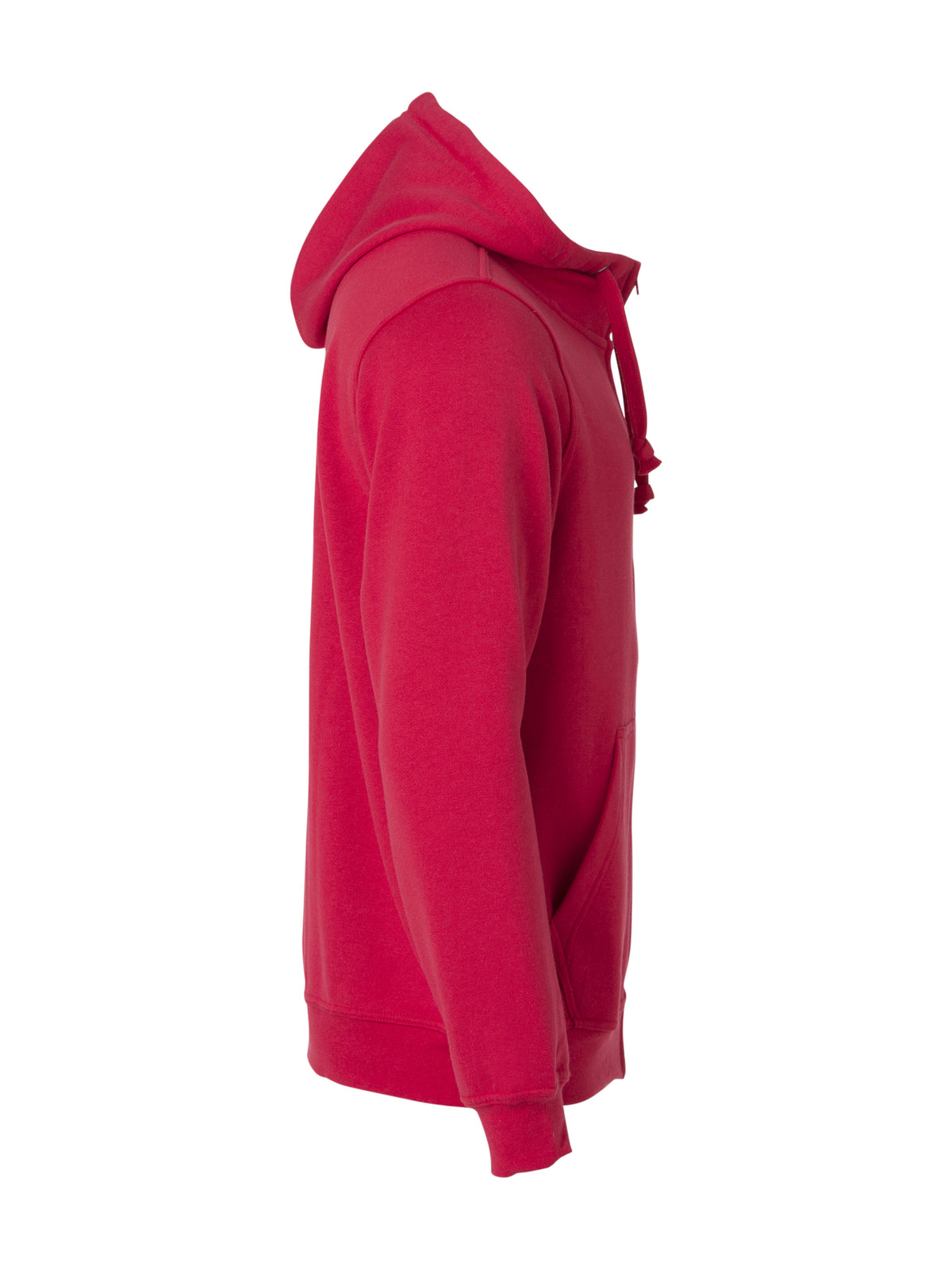 Clique Basic Hoody Full Zip – Rød – høyre side