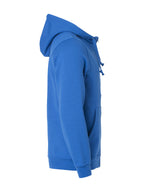 Clique Basic Hoody Full Zip – Kongeblå – høyre side