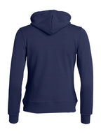 Clique Basic Hoody Full Zip – dame – Mørk marineblå – bakside