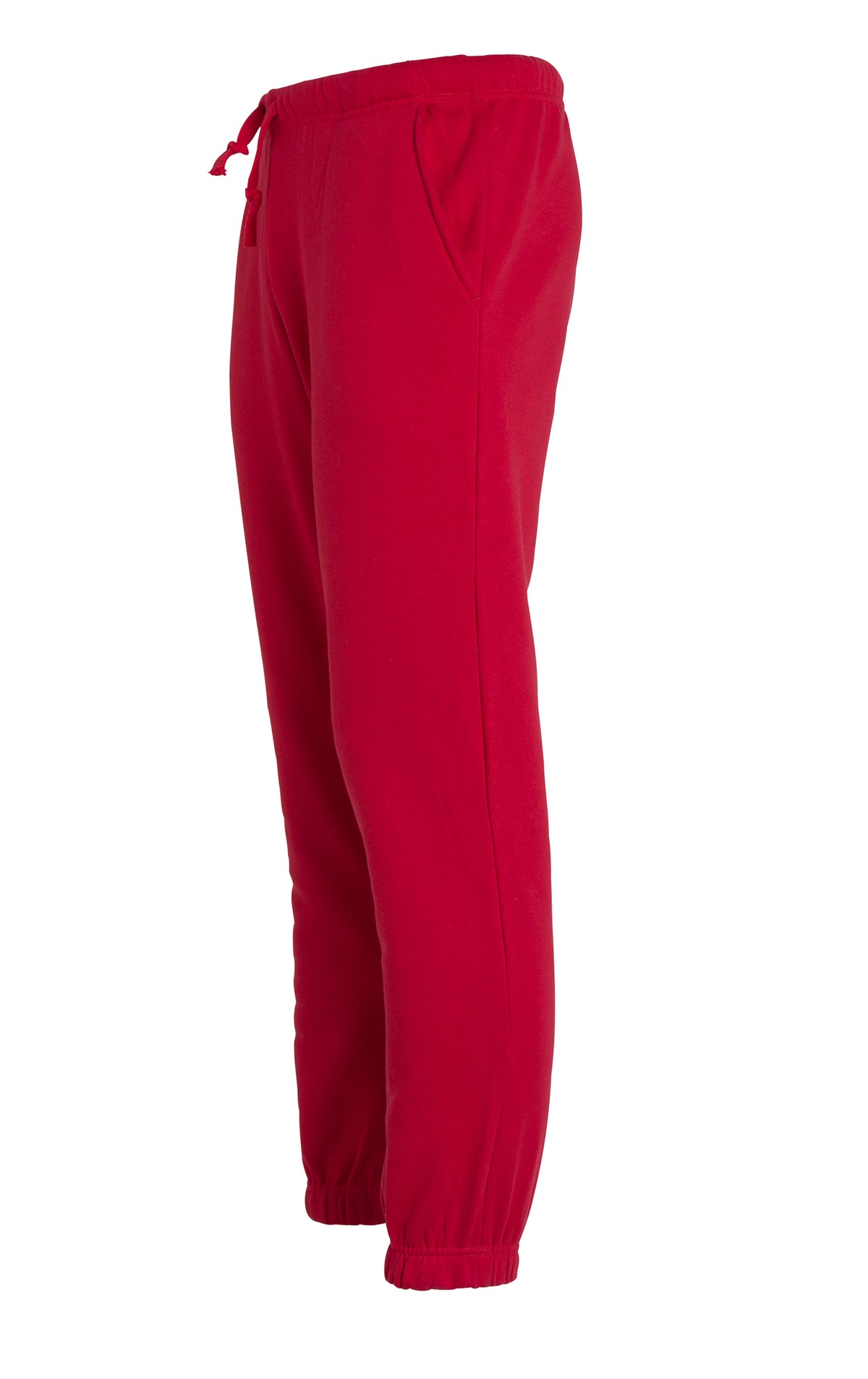 Clique Basic Pants – Rød – venstre side