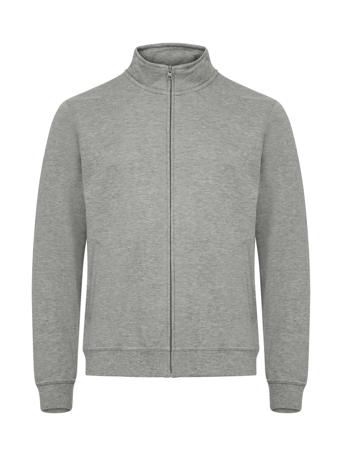 Clique Basic Cardigan – Gråmelert – forside