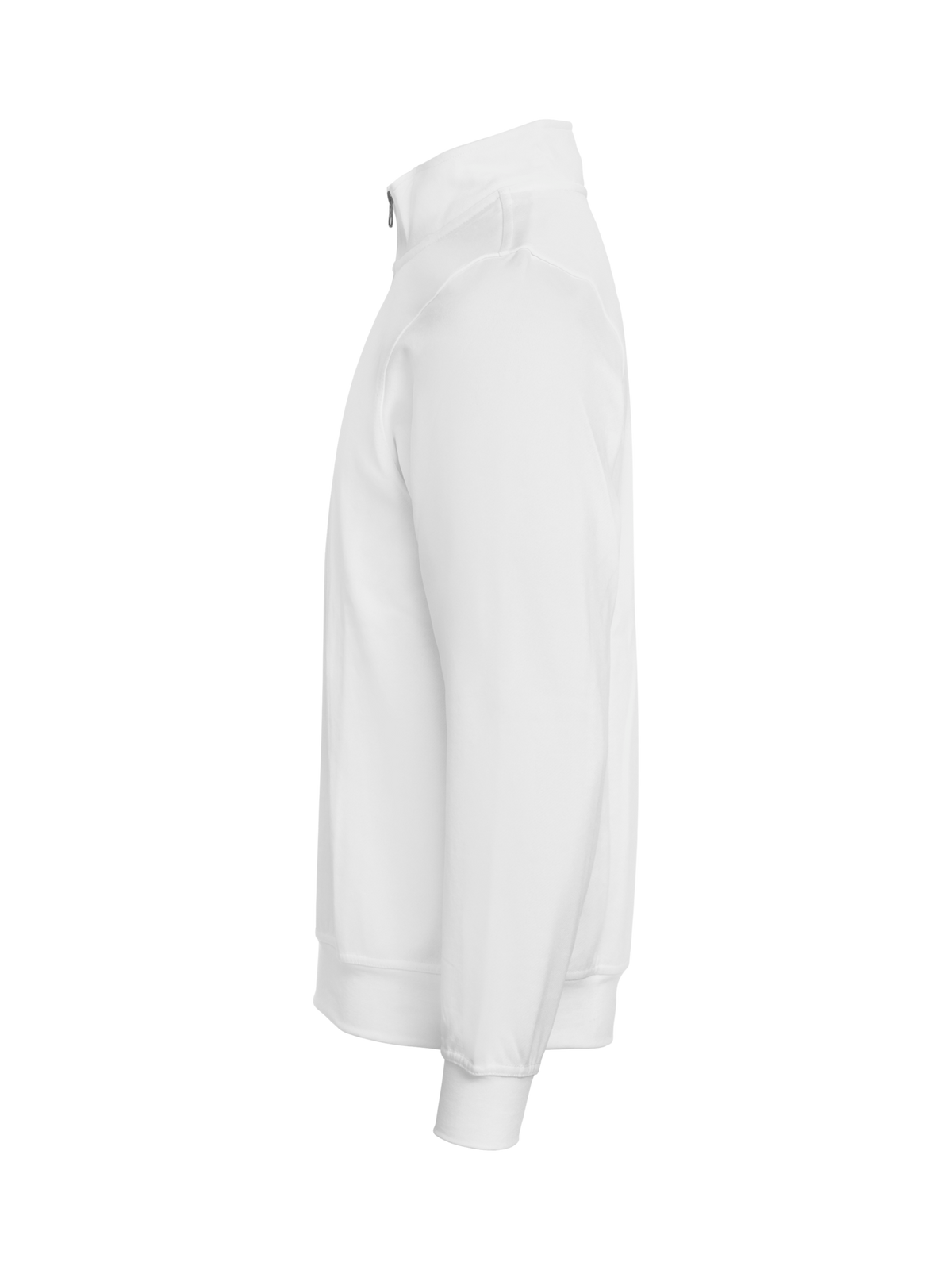 Clique Basic Cardigan – Hvit – venstre side