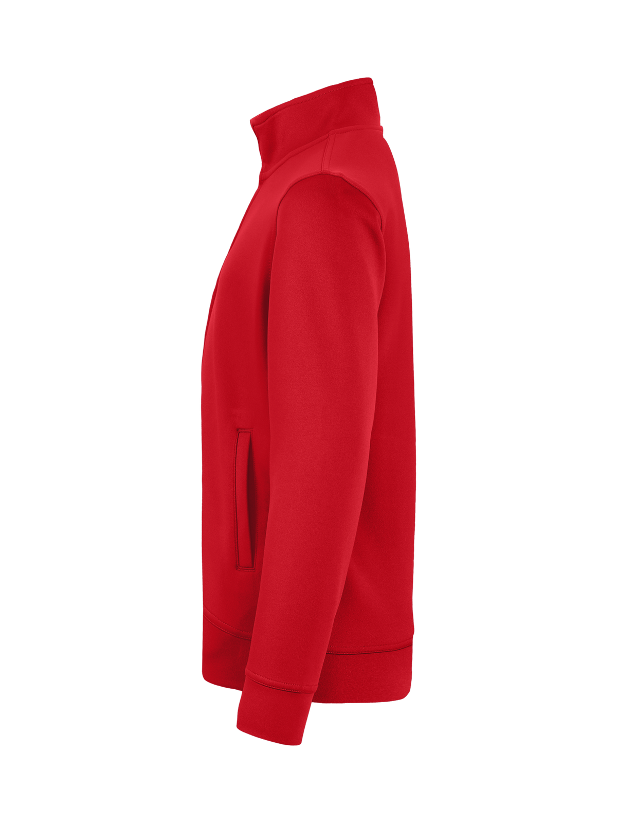 Clique Basic Cardigan – Rød – venstre side