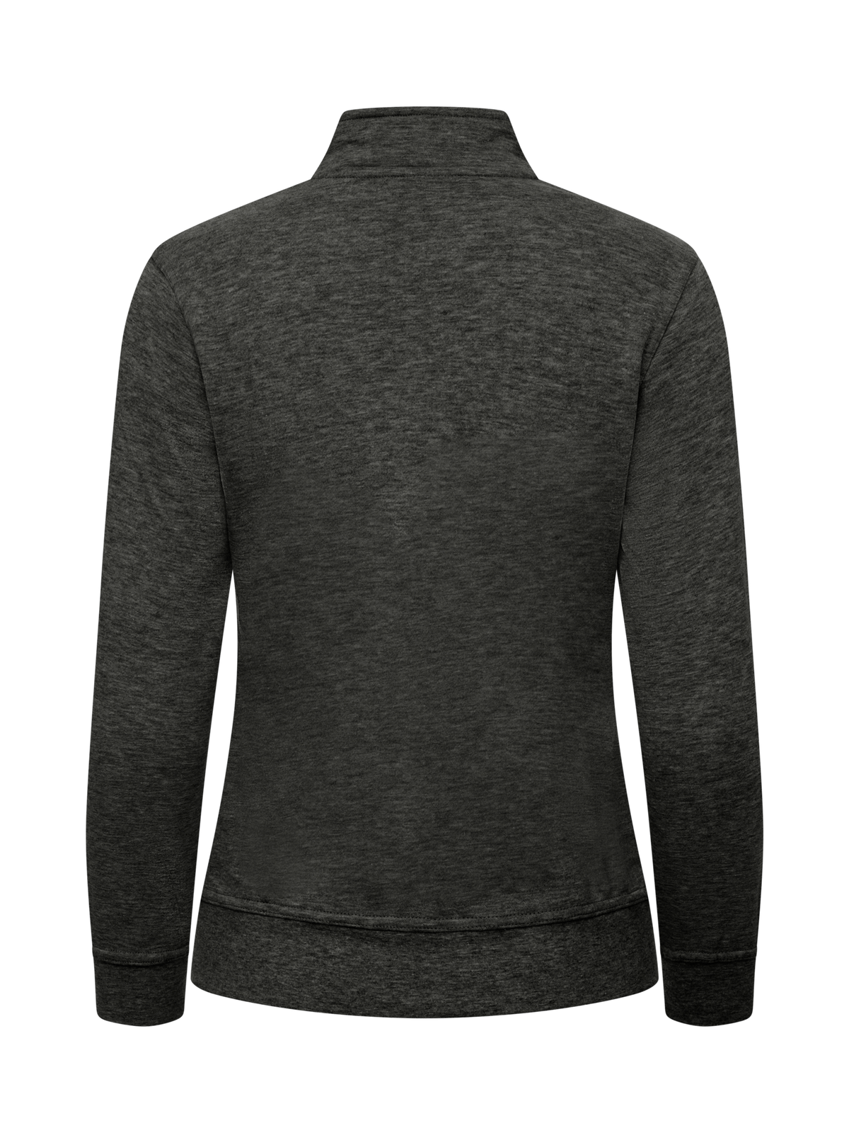 Clique Basic Cardigan – dame – Antrasittmelert – bakside