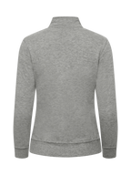 Clique Basic Cardigan – dame – Gråmelert – bakside
