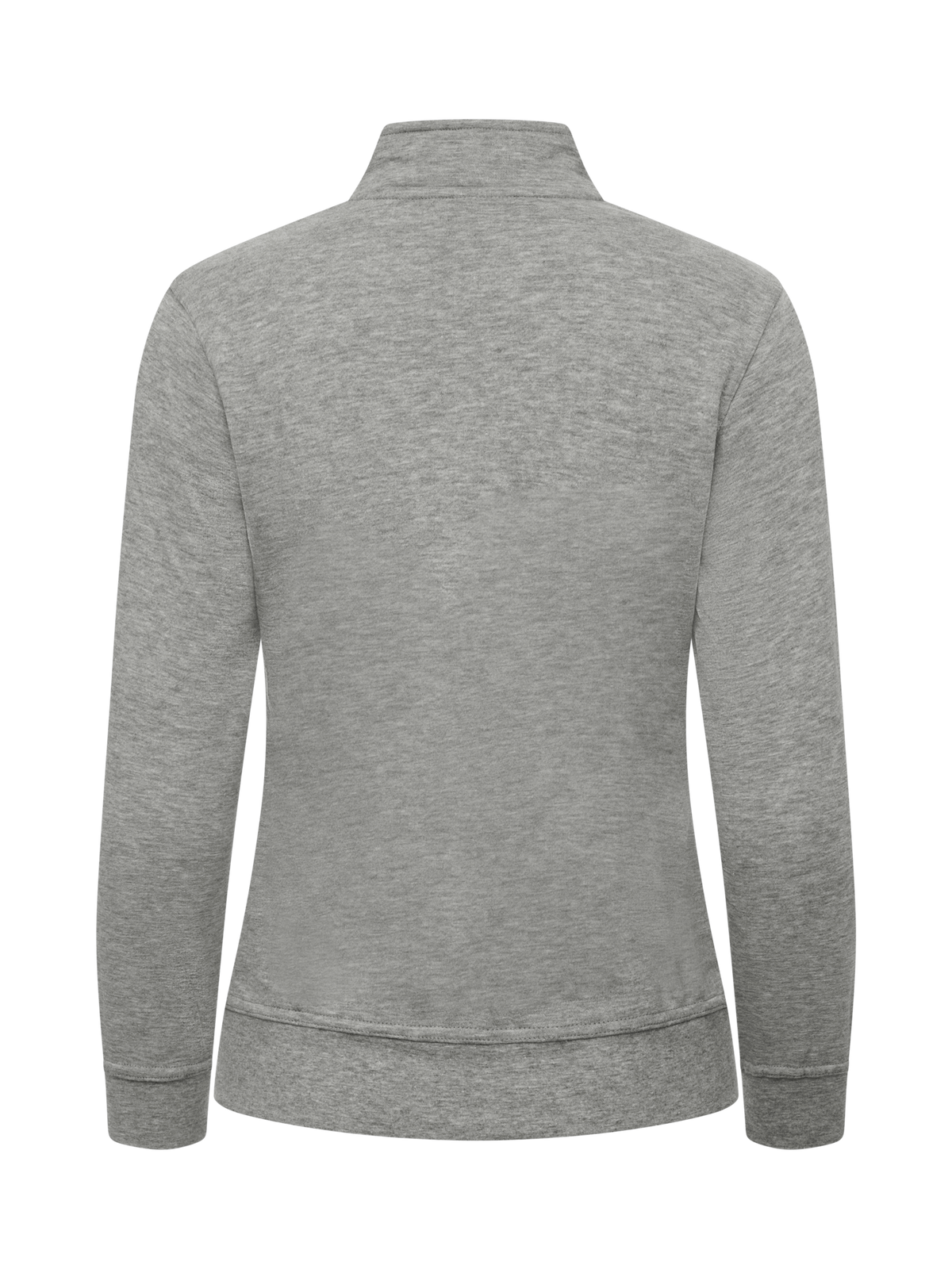 Clique Basic Cardigan – dame – Gråmelert – bakside
