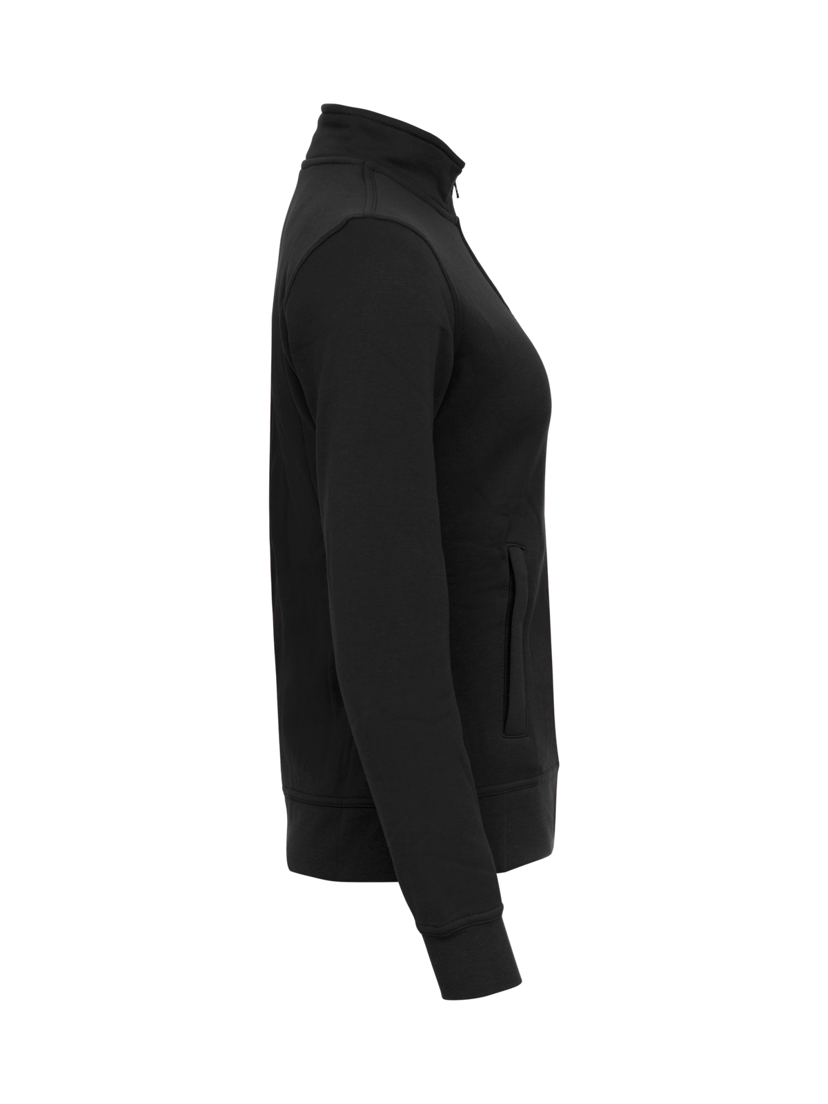 Clique Basic Cardigan – dame – Svart – høyre side
